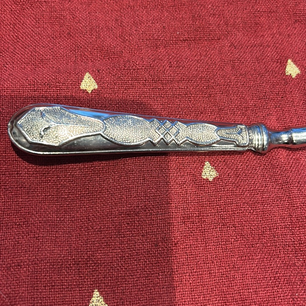 Silver Cake/Pie Server - Decorative Handle - Picture 4 of 8
